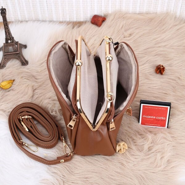 Taba Burslu Üç Gözlü Kadın Çanta