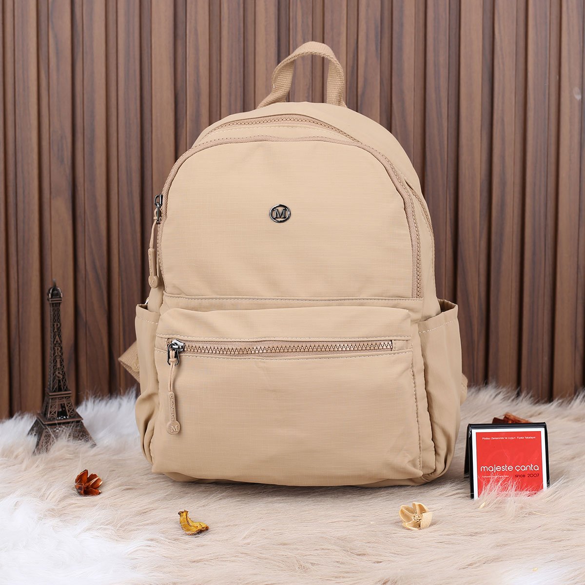 Matthew Cox Bej Kadın Sırt Çantası