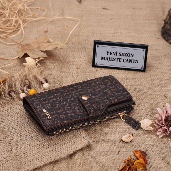 Just Polo Kahverengi Kadın Cüzdan