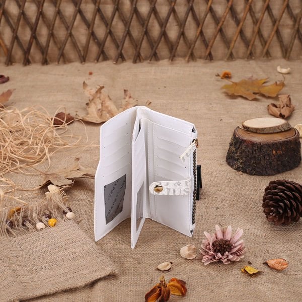 Just Polo Beyaz Kadın Cüzdan