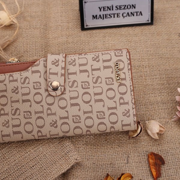 Just Polo Vizon & Taba Kadın Cüzdan