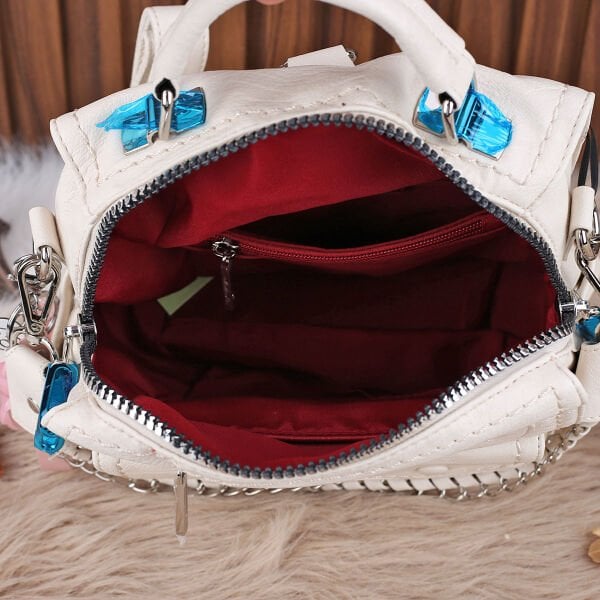 Matthew Cox Hem Sırt Hem Yandan Asmalı Krem Çanta