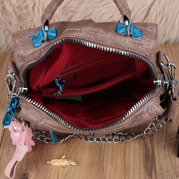 Matthew Cox Hem Sırt Hem Yandan Asmalı Vizon Çanta