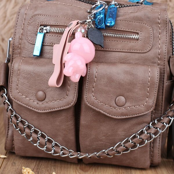 Matthew Cox Hem Sırt Hem Yandan Asmalı Vizon Çanta