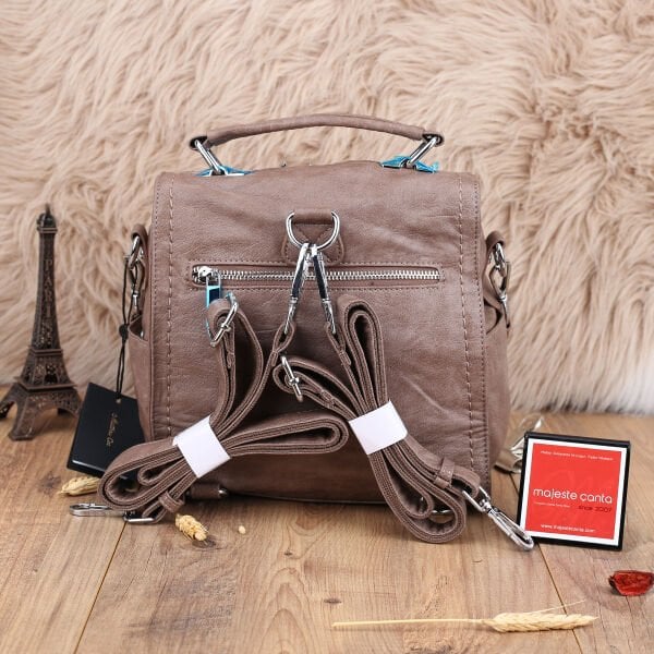 Matthew Cox Hem Sırt Hem Yandan Asmalı Vizon Çanta