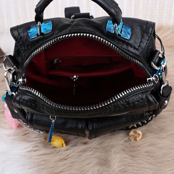 Matthew Cox Hem Sırt Hem Yandan Asmalı Siyah Çanta