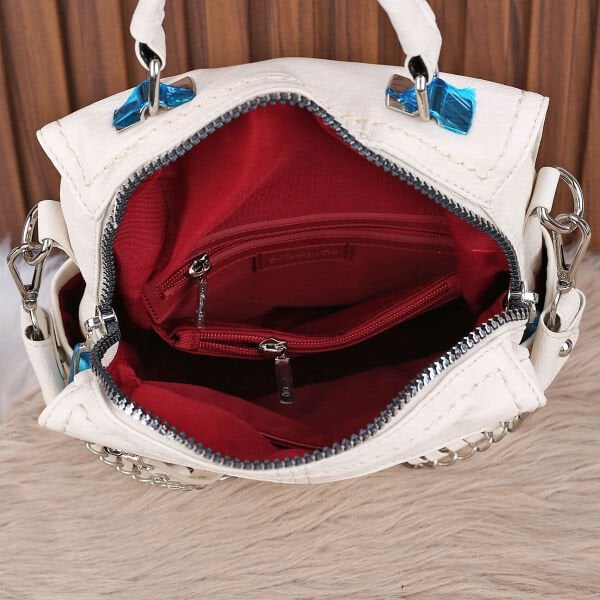 Matthew Cox Hem Sırt Hem Yandan Asmalı Krem Kadın Çanta