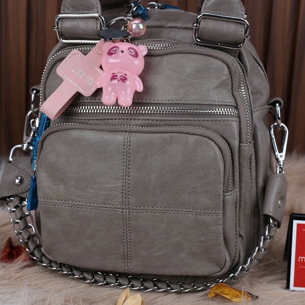 Matthew Cox Gri Hem Sırt Hem Yandan Asmalı Kadın Çanta