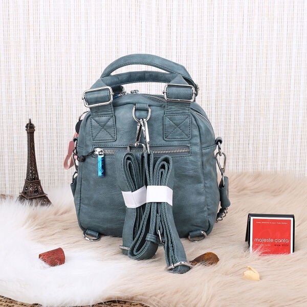 Matthew Cox Yeşil Hem Sırt Hem Yandan Asmalı Kadın Çanta