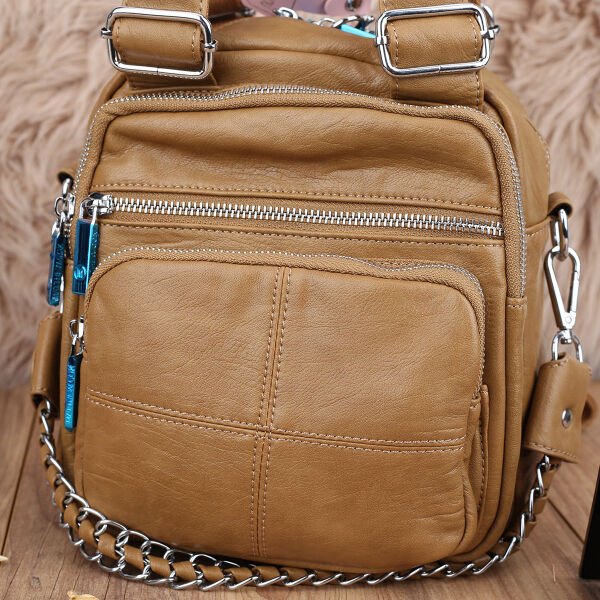 Matthew Cox Camel Hem Sırt Hem Yandan Asmalı Kadın Çanta