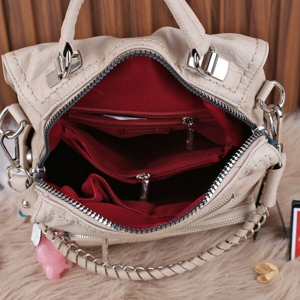 Matthew Cox Bej Hem Sırt Hem Yandan Asmalı Çanta