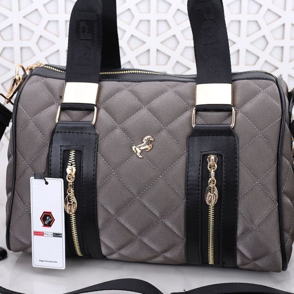 Miami Polo Silindir Model Gri Çanta