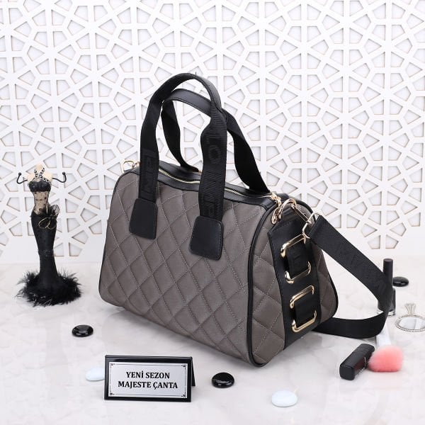 Miami Polo Silindir Model Gri Çanta