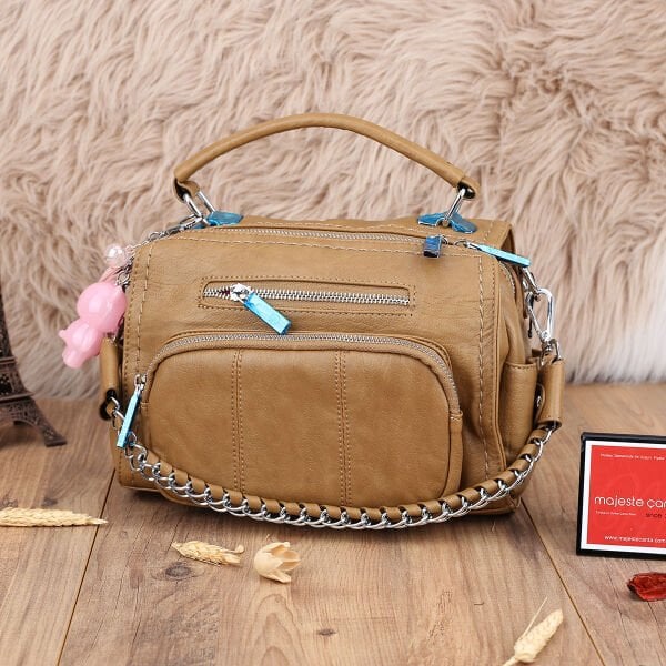 Matthew Cox Camel Hem Yandan Asmalı Hem Sırt Çantası