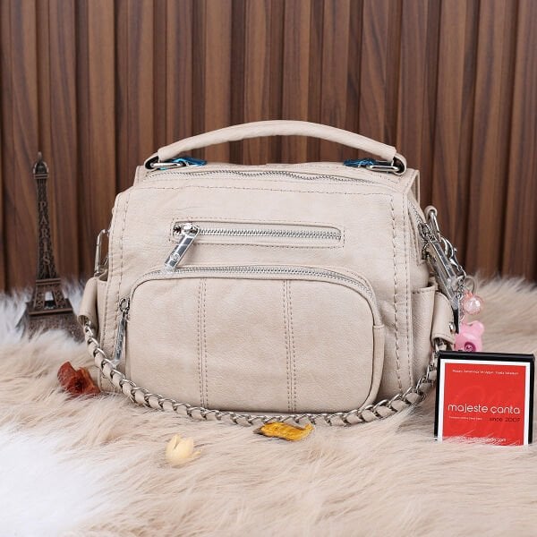 Matthew Cox Bej Hem Yandan Asmalı Hem Sırt Çantası