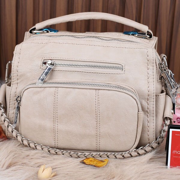 Matthew Cox Bej Hem Yandan Asmalı Hem Sırt Çantası