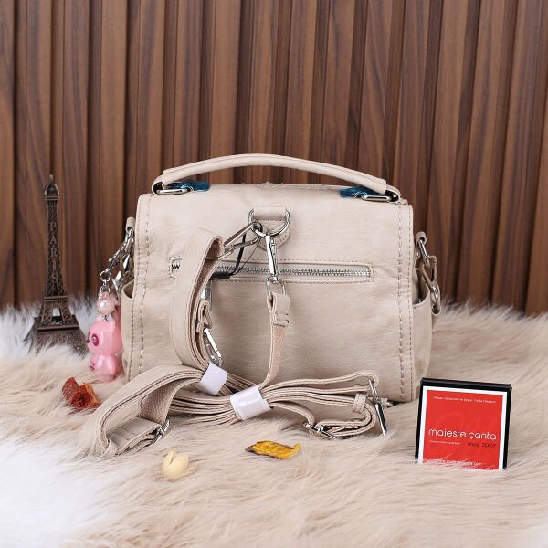 Matthew Cox Bej Hem Yandan Asmalı Hem Sırt Çantası