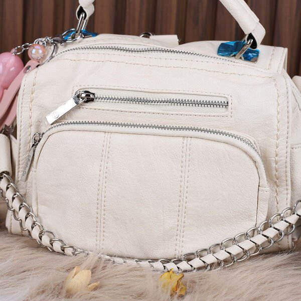 Matthew Cox Krem Hem Yandan Asmalı Hem Sırt Çantası