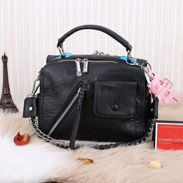 Matthew Cox Siyah Hem Yandan Asmalı Hem Sırt Çantası