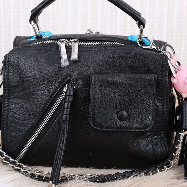 Matthew Cox Siyah Hem Yandan Asmalı Hem Sırt Çantası