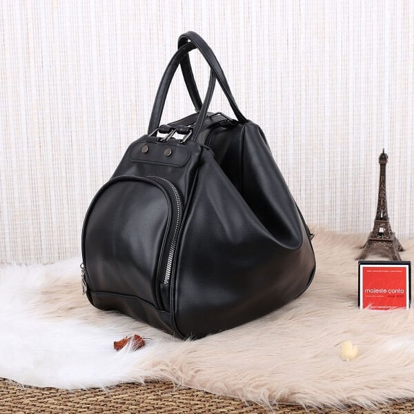 Siyah Hem Sırt Hem Omuz Çantası