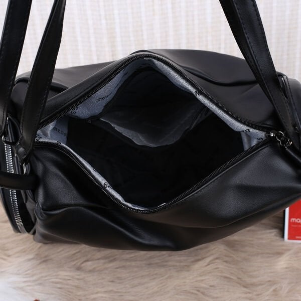 Siyah Hem Sırt Hem Omuz Çantası