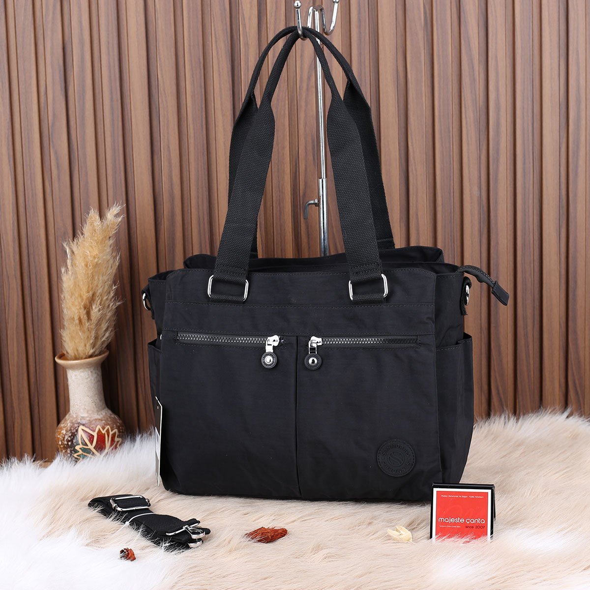 Sanmorris Yeni Sezon 3 Gözlü Büyük Boy Kipling Çanta