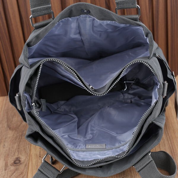 Sanmorris Yeni Sezon 3 Gözlü Büyük Boy Koyu Gri Kipling Çanta