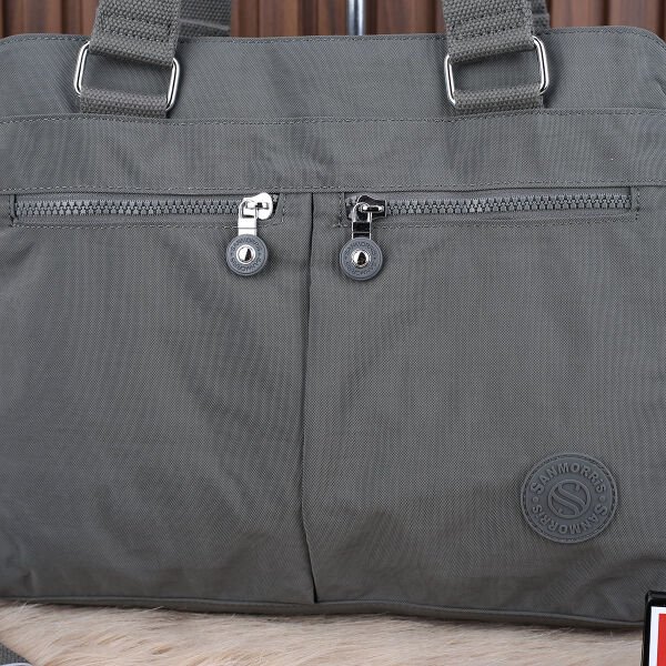 Sanmorris Yeni Sezon 3 Gözlü Büyük Boy Koyu Gri Kipling Çanta