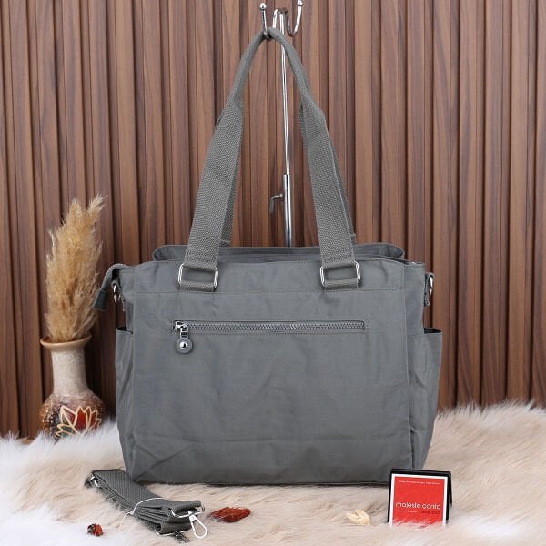 Sanmorris Yeni Sezon 3 Gözlü Büyük Boy Koyu Gri Kipling Çanta