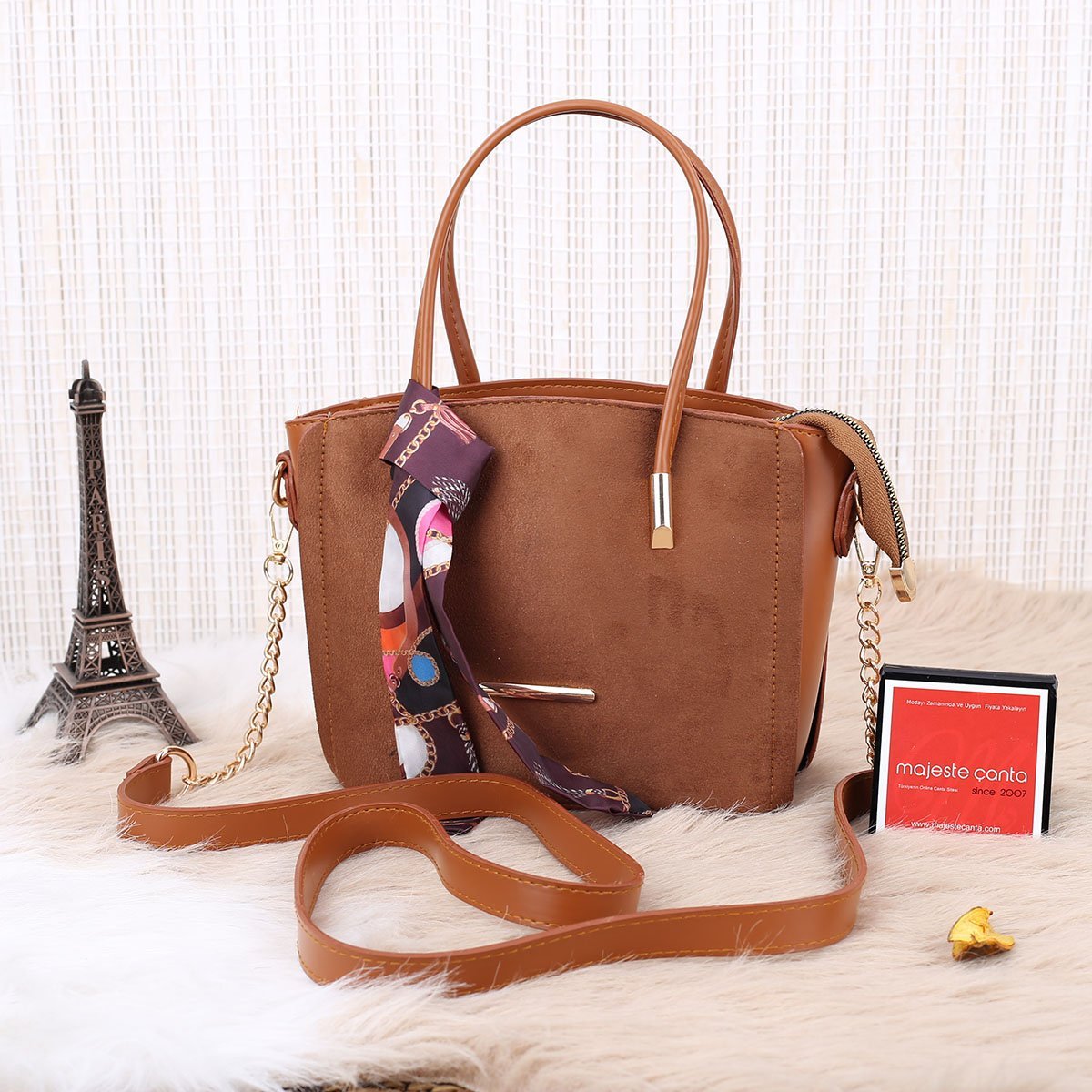 Yeni Sezon Taba Nubuk Çanta