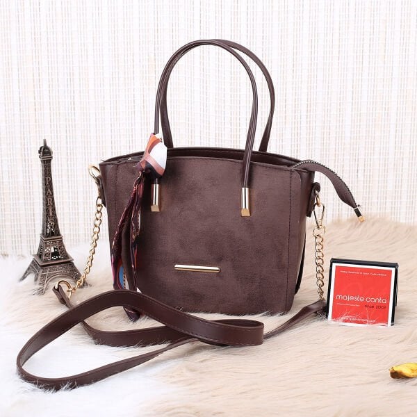 Yeni Sezon Kahverengi Nubuk Çanta