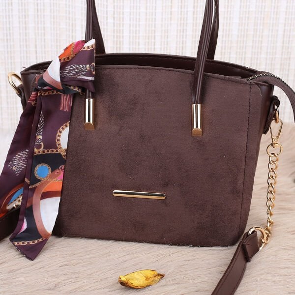 Yeni Sezon Kahverengi Nubuk Çanta