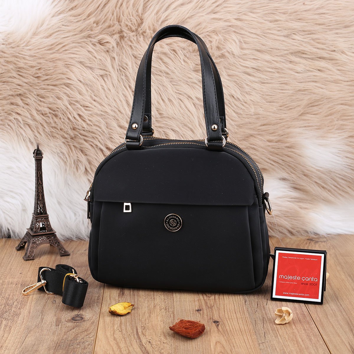 Sanmorris Günlük Üç Gözlü Çanta