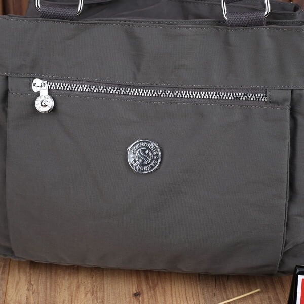 Sanmorris Yeni Sezon 3 Gözlü Koyu Gri Kipling Çanta