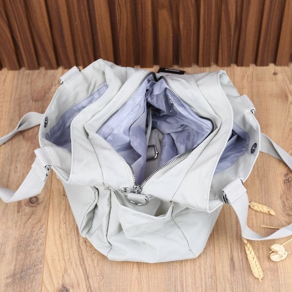 Sanmorris Yeni Sezon 3 Gözlü Açık Gri Kipling Çanta