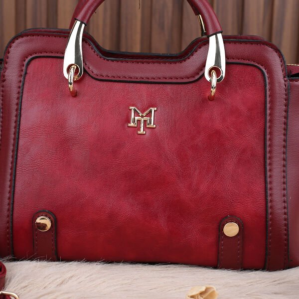 Motto Bordo Elde Tutmalı Kadın Çanta