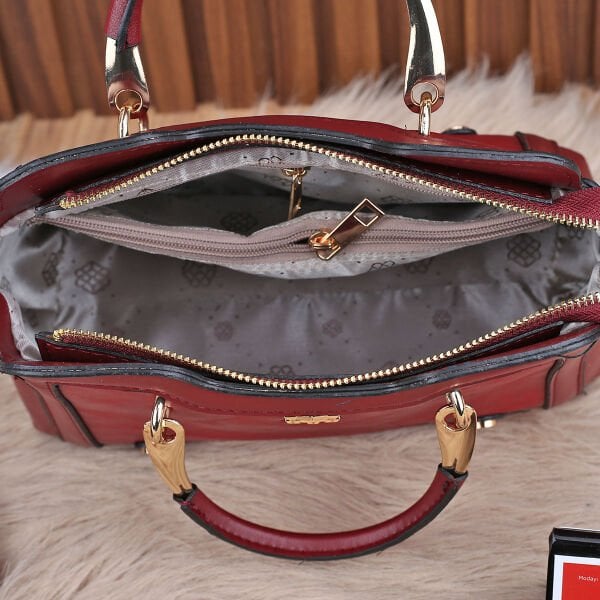 Motto Bordo Elde Tutmalı Kadın Çanta