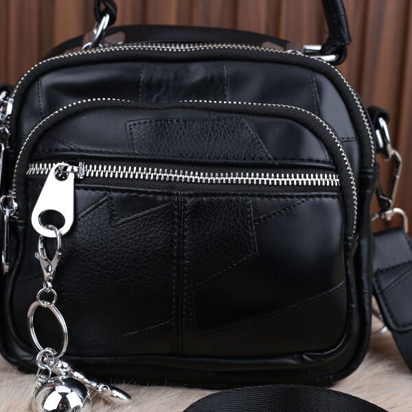 Ççs london küçük boy Siyah  Hem Sırt Çantası Hem Yandan Asmalı Çanta