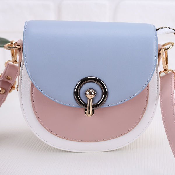 3 Gözlü Renkli Çapraz Çanta