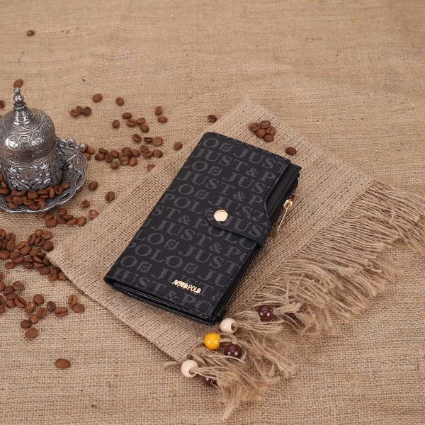 Just Polo Siyah Kadın Cüzdan