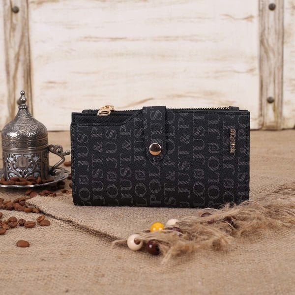 Just Polo Siyah Kadın Cüzdan