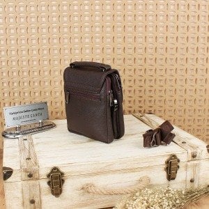 West Polo Kahverengi Küçük Boy Erkek Çantası