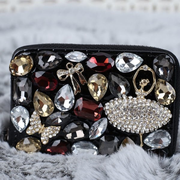 Ççs London Yeni Sezon Küçük Boy Taşlı Cüzdan