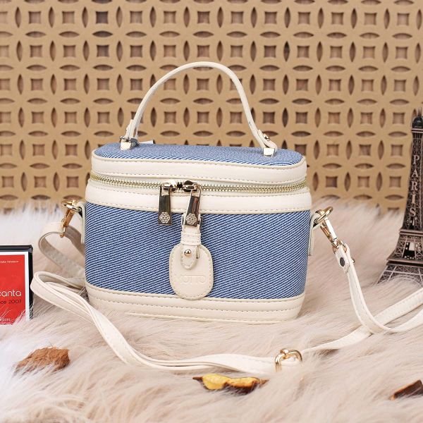 Mavi Kutu Model Yazlık Çanta