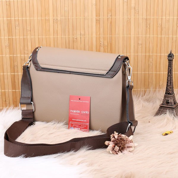 Motto Vizon Yandan Asmalı Çanta