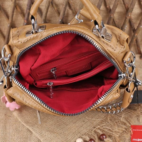 Matthew Cox Camel Hem Sırt Hem Yandan Asmalı Çanta