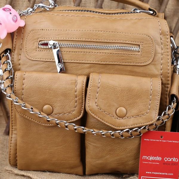 Matthew Cox Camel Hem Sırt Hem Yandan Asmalı Çanta