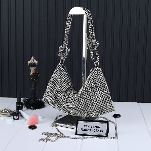 Ççs London Yeni Sezon Taşlı Kadın Çantası