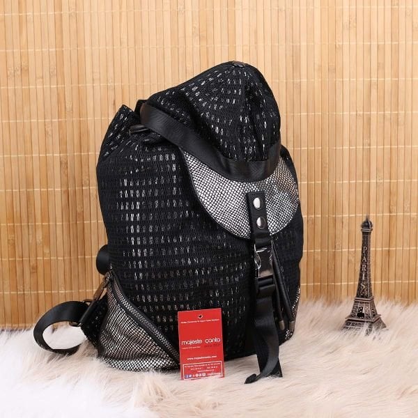 Ççs london Şapkalı Siyah Sırt Çantası